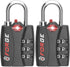 Forge TSA Approved Locks, Luggage Locks TSA Approved for School,Gym, Suitcase,Baggage, Locker. Open Alert Indicator, Easy Read Dials, Alloy Body T...