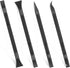 4 Pieces Non-Scratch Plastic Scraper Tool Carbon Scraper Small and Narrow Fiber Plastic Scraper Label Scraper Gum Scraper Multi-Purpose Easy for T...