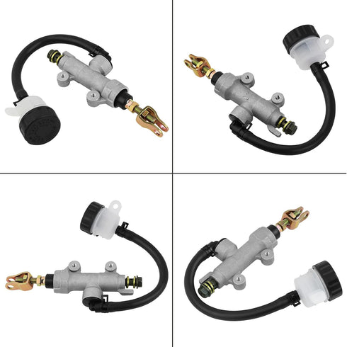AHL Motorcycle Rear Brake Master Cylinder Pump Kit for Honda Yamaha Suzuki Kawasaki Arctic Cat...