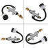AHL Motorcycle Rear Brake Master Cylinder Pump Kit for Honda Yamaha Suzuki Kawasaki Arctic Cat...