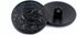 Bezelry 10 Pieces Spitfire Celtic Dragon Metal Shank Buttons. 25mm (1 inch) (Matte Black)...