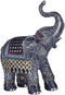 George S. Chen Imports SS-G-88051 Black Thai Elephant With Trunk Raised Collectible Figurine Statue...