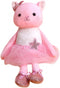 Plush Ballerina Dolls Kitten Cat Stuffed Animals Toys Ballet Dance Recital Gifts for Girls 15.5 Inches (Pink)...
