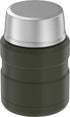 THERMOS Stainless King Vacuum-Insulated Food Jar with Spoon, 16 Ounce, Army Green...