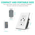 NEMA 6-50R 14-50R Receptacle Outlet 50 Amp Flush Mounting with Wall Plate, 2 Pole, 3 Wire 125/250V, Heavy Duty Commercial Industrial Grade UL List...