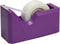 JAM PAPER Colorful Desk Tape Dispensers - Purple - Sold Individually...