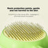 Andy's Orchids 2pcs Pet Hair Cleaner Brush, Pet Hair Cleaner Brush Self Cleaning Pet Hair Re mover Sunflower Shape Dog Brush Hair Removal Button C...