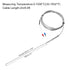 MECCANIXITY K Type Thermocouple Temperature Sensor Probe 2x200mm 6.6ft Wire 0 to 1000°C(32 to 1832°F) Stainless Steel...