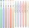 12 PCS Aesthetic Highlighters and Gel Pens, Cute School Supplies for College Study, Preppy Stuff, Office Desk Accessories for Journaling Planner N...