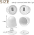 Toilet Bolt Caps, Include 2Packs Ceramic White Birds Toilet Bolt Covers & 4Packs Universal Toilet Bolt Caps, Cute Bathroom Decorative Toilet Floor...