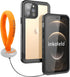 inkolelo Compatible with iPhone 12 Pro Waterproof Case, Built-in Screen Full-Body Protector with Floating Strap IP68 Waterproof Case for iPhone 12...
