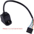 RJ12 6P6C Cable to 6 Pin 0.1" Pitch Debug Terminal Block Adapter 6 Ways Telephony Female Connector Socket Bulkhead Panel Mount Extension Cable...