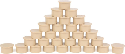 SummitLink Pool Fence Hole Plug Deck Patio Ground Cover Caps (30pcs, Beige (Heavy Duty))...