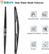 14" Rear Windshield Wiper Blade for Infiniti EX35 08-12, for Infiniti QX50 QX70 14-17, for Honda CR-V 07-11, for Nissan Murano 03-08, for Subaru F...