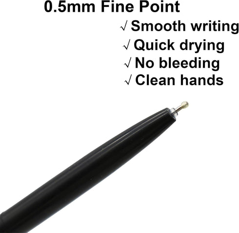Maydahui 30PCS Cute Cat Dog Tail Clicker Retractable Pens Novelty Japanese Little Kitten Rollerball Pens Black Ink For Cat Lovers Student Shcool O...