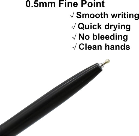 Maydahui 12PCS Cute Cat Dog Tail Clicker Retractable Pen Novelty Japanese Little Kitten Rollerball Pens Black Ink For Cat Lovers Student Shcool Of...