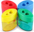 KIDMEN 2 Holes Pencil Sharpener,Pencil Sharpener for Kids,Pencil Sharpener Handheld-12 Pack...