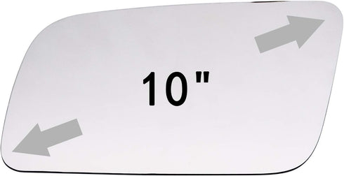Side Mirror Glass fit for Cadillac Escalade GMC Yukon Chevrolet Chevy Driver Left Side Mirror Glass Replacement No Backing Plate Including Adhesiv...