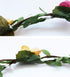Vivivalue Floral Halo Boho Flower Headband Floral Crown Headpiece Hair Wreath with Ribbon Wedding Party Prom Photos Festival...