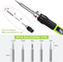 Soldering Iron Kit, 100W Soldering Gun with LED Digital Display, Adjustable Temperature 356-932? Solder Kit for Electronics, Includes Soldering Ir...