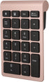 22 Keys Numeric Keypad, Portable 0.25MA 3V Wireless Mini Keyboard Compatible with Bluetooth 5.0 Wireless Mini Ergonomic Keyboard for Laptop Deskto...