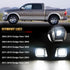 D-Lumina LED License Plate Lights Assembly Smoke Lens Compatible with 2003-2018 Dodge Ram 1500 2500 3500 Pickup Truck, 6000K Diamond White 2-Piece...