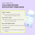 Exfoliating Face Masks (10-Pack) Korean Skincare Infused with Exfoliating Collagen, AHA, Glycolic Acid, BHA, Niacinamide & Ceramide - Revitalizing...