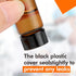 20 PCS 4ML (1 dram) Amber Small Liquid Sample Glass Vials with Screw Caps, 15mmx 45mm Leak-Proof Vial, 13-425 Black Screw Cap with PE Liners for L...