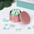 Pink Metal Pill Box Daily - Single Waterproof Travel Pill Container for Purse, Portable Pill Case for Vitamins, Fish Oil, Medicine, Cute Pill Hold...