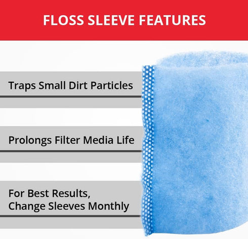Marineland Magnum 200 Polishing Internal Filter Floss Sleve, Traps Small Dirt Particles, 1 Ct....
