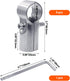 6 Sets of Panel T Clamps,Fine Pipe Connector Pipe Clamps,End Clamps,for "T" Clamps Into Pipe Fence Reinforcement (Applicable OD 1" or 25MM or 3/4"...