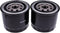 2X Oil Filters 16097-0010 72201898 Compatible with Massey Ferguson GC2300 GC2310 1428V 1433V 1429 Kawasaki Mule 2015-2023 Pro FX FXT FXR KAF820 EP...