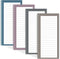 4 Pack Magnetic Notepads for Refrigerator, 50 Pages/Book Grocery List Magnet Pad for Fridge, Design Magnetic Grocery List Pad for Fridge, Grocery ...