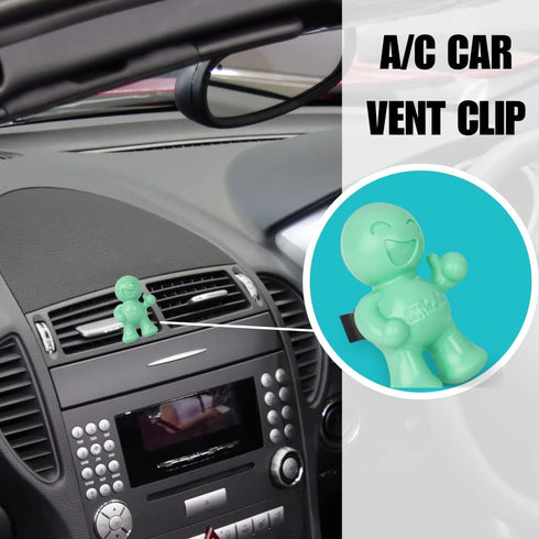 Little Joe 96406-6PK Fresh Mint Scent Car Air Freshener Clips to A/C Air Vent Uses Alcohol-Free Fragrance Oil is Non-Hazardous and Non-Toxic Plast...