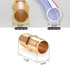 3pcs 3/8"(10mm) Hose Repair Kit Hose Connector Barb Splicer Mender Hose Brass Barb Fitting Watertight Straight Hose Barb Connector with 6pcs Stain...
