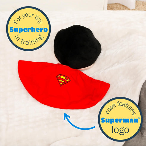 KIDS PREFERRED DC Comics Superman Soft Huggable Weighted Stuffed Animal Cute Plush Toy for Toddler Boys and Girls, Gift for Kids, Man of Steel 11....