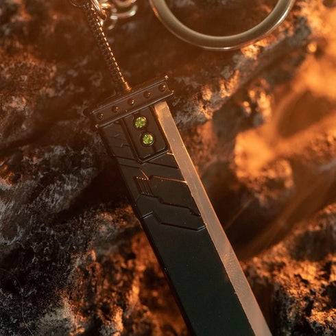 Evere FF7 Remake Keychain - 3.9 inch Key Charm Game Accessory...