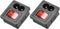 uxcell C8-8 Panel Mount Plug Adapter AC 250V 2.5A 2 Pins 1mm Buckle IEC Inlet Module Plug Power Connector Socket Straight with 3P Red Light ON-OFF...