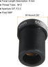 uxcell 12mm CCTV Camera Lens 5MP F2.0 FPV Wide Angle Security Camera Lens M12 Threaded Dia for IP Camera Panoramic, Black 2Pcs...