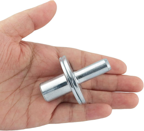 2 Sets Metal M12 Bed Post Connector Screw-in T-Nut Bedpost Connector Furniture Hardware Fittings Nuts...