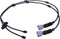 HiSport Rear Brake Pad Wear Sensor 47770-50100 2 Pins 2 Pack Replacement for Lexus LS460 2009-2016...