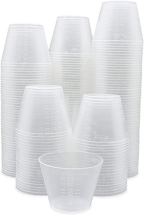 200ct, 1oz, Flexible Graduated Measuring Medicine Cups, Non-Sterile, Semi-Clear, Easy Read...