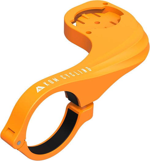 KOM Cycling Orange Garmin Bike Mount from Garmin Edge Mount Designed for Garmin Edge 530 and Other Garmin Models...