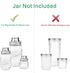 8 Pack Mason Jar Shaker Lids, Stainless Steel Shaker Lids for Mason Jars, Mason Jar Spice Lid with Silicone Seal for Regular Mouth Jar (Jar Not In...