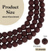 PH PandaHall 470pcs 8mm Natural Lava Beads Brown Lava Stone Beads Oil Diffuser Chakra Bead Round Loose Energy Stone Brown Gemstone Bead for Jewelr...