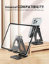 Cell Phone Stand for Desk, Adjustable Desktop Phone Holder Stand, Foldable Moblie Phone Dock for iPhone 15 14 13 12 11 Pro Xs Max Xr X 8 7 6 5 5s ...