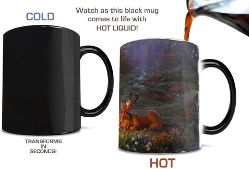 Morphing Mugs Disney – Mickey and Minnie Mouse - Campfire – Thomas Kinkade - One 11 oz Color Changing Heat Sensitive Ceramic Mug – Image Revealed ...