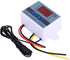 Oumefar Temperature Controller, XH-W3001 DC 110V-220V 1500W 10A Digital Temperature Controller Thermostat Switch with Waterproof Sensor Probe Elec...