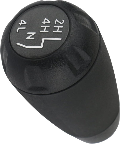 APPERFiT Transfer Case Shift Shifter Knob for Automatic/Manual Transmission Black Trim Compatible with Jeep Wrangler JK 4WD 2011 2012 2013 2014 20...