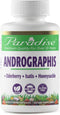 Paradise Herbs Andrographis, Elderberry, Isatis, Honeysuckle, Super Potent, Ultra Pure, Vegan, Non GMO, Gluten Free, 60 Vegetarian Capsules...
